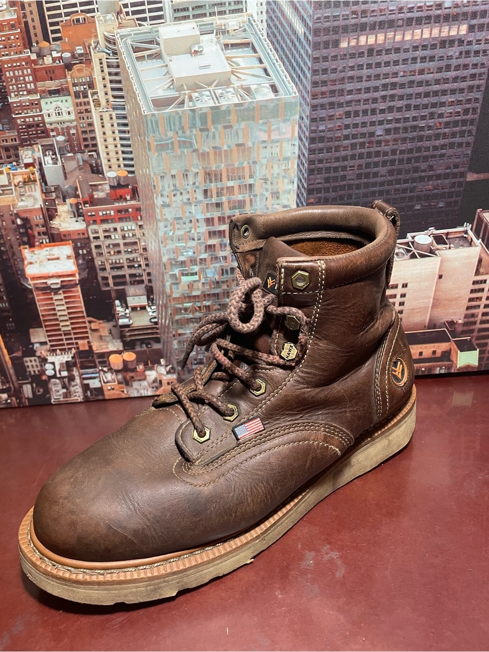 Hawx  Men’s USA Soft Toe Work Boot Size 11 D No Steel Toe